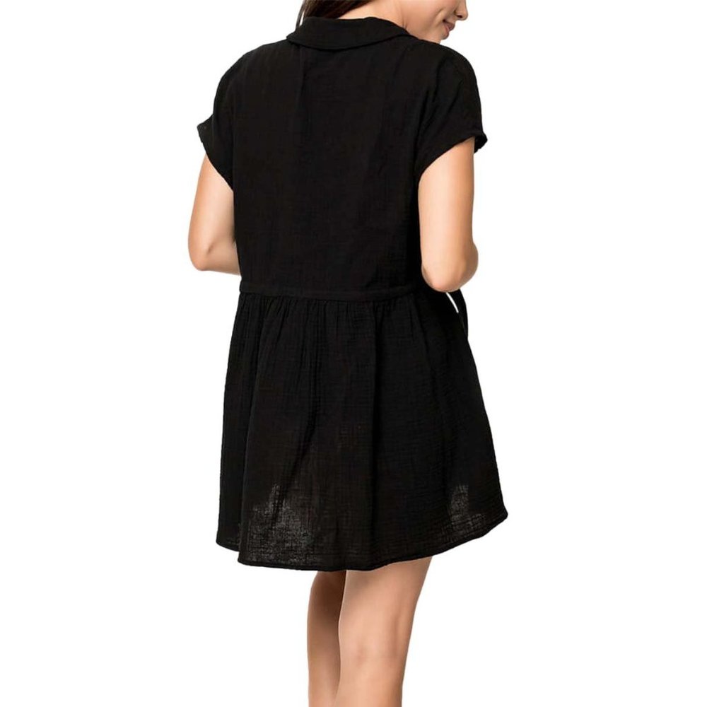 Gibsonlook Black Tassel-Accent Lakeside Cover-Up (S) - NWT - Picture 3 of 7